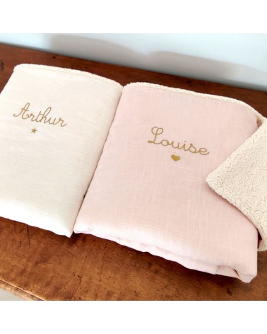 couverture enfant maternelle, couverture sieste personnalisée