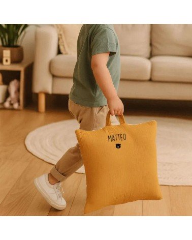 coussin sieste maternelle personnalisé