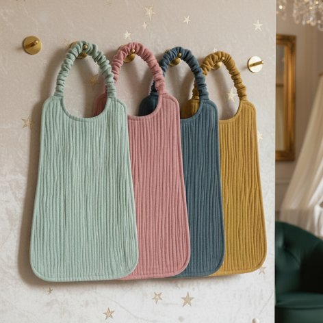 bavoir élastique maternelle personnalisé