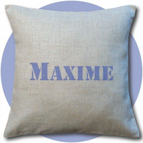 Coussin personnalisé école maternelle crèche