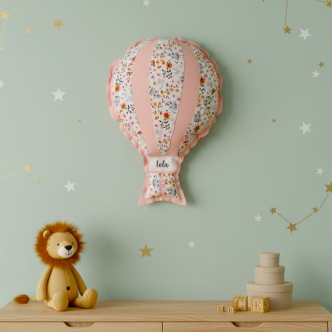 Mongolfière décoration chambre bébé enfant personalisable