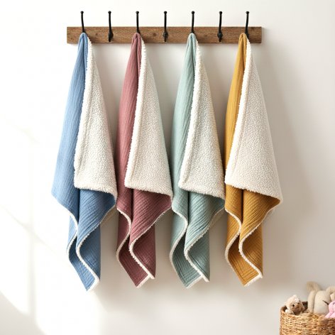 couverture enfant maternelle, couverture sieste personnalisée