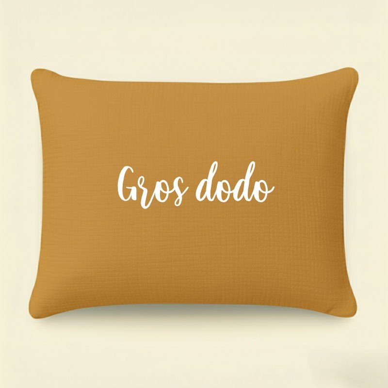 Coussin personnalisé naissance fille garçon fait main