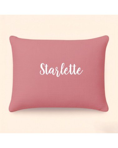 Coussin personnalisé naissance fille garçon fait main