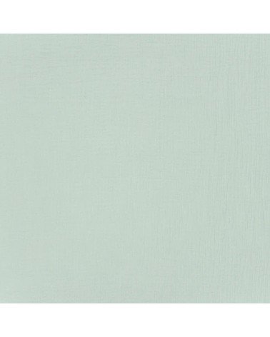 double gaze de coton vert céladon