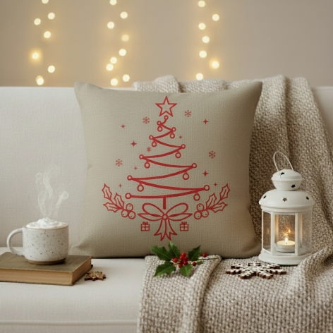 coussin de noël
