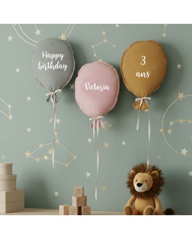 Ballon d'anniversaire personnnalisable