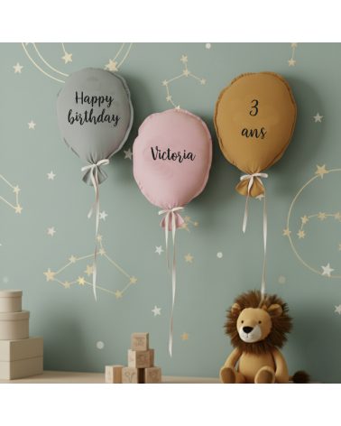 Ballon d'anniversaire personnnalisable