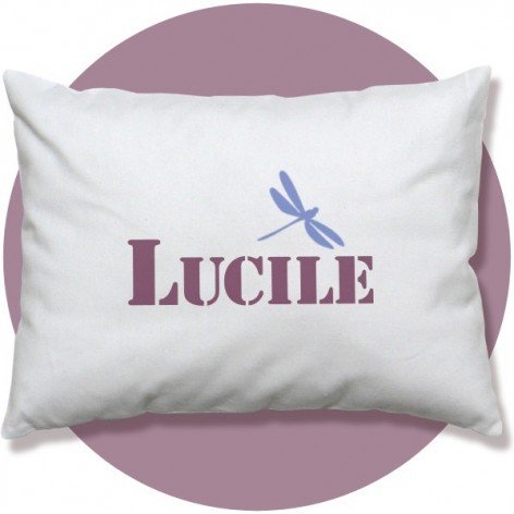 cadeau de naissance personnalisé, coussin fille
