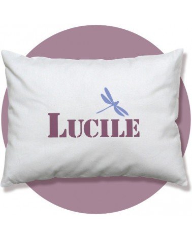 cadeau de naissance personnalisé, coussin fille