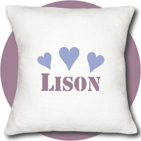 Coussin personnalisé école maternelle crèche