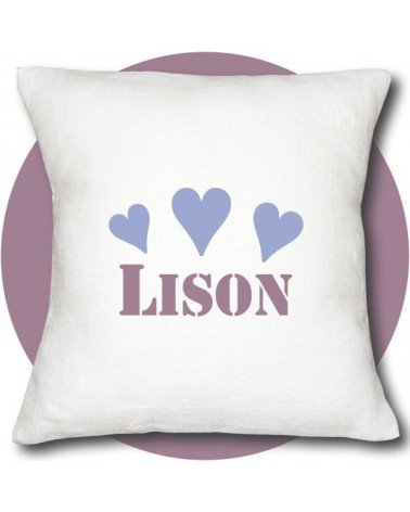 Coussin personnalisé école maternelle crèche