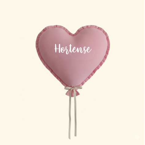 ballon coeur mural personnalisé
