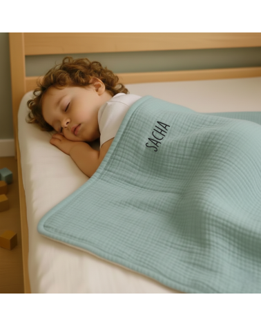 couverture enfant maternelle, couverture sieste personnalisée