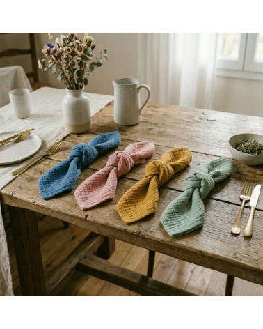 serviette de table enfant personnalisable cantine