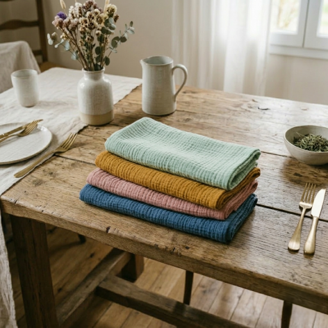 serviette de table enfant personnalisable cantine