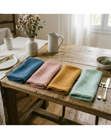 serviette de table enfant personnalisable cantine