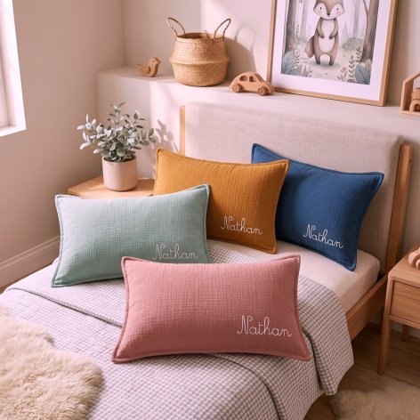 mini coussin prénom