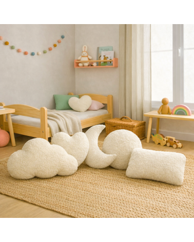 coussins formes en sherpa