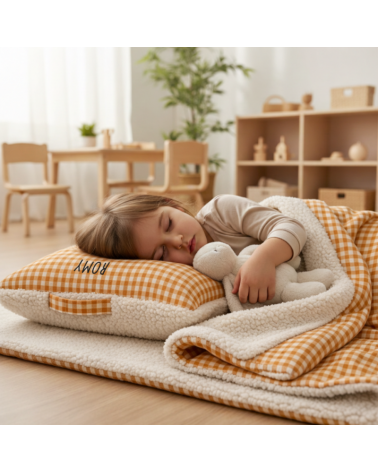 kit sieste école maternelle vichy ocre