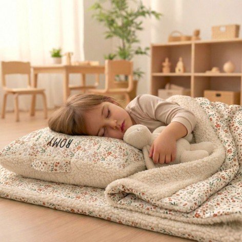 kit sieste école maternelle fleurs