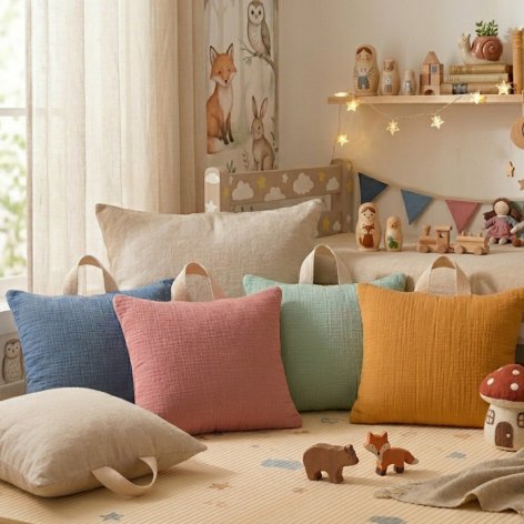 Coussin sieste école maternelle à personnaliser 25x35 cm