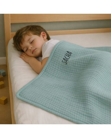 Couverture d'été sieste maternelle personnalisée