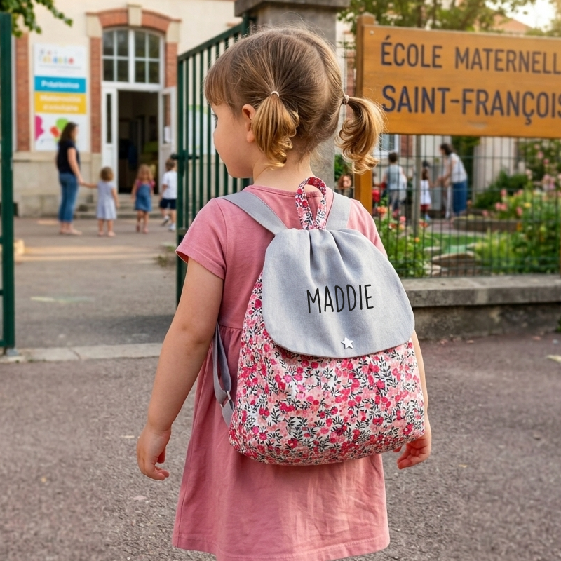 sac à dos maternelle personnalisable fille