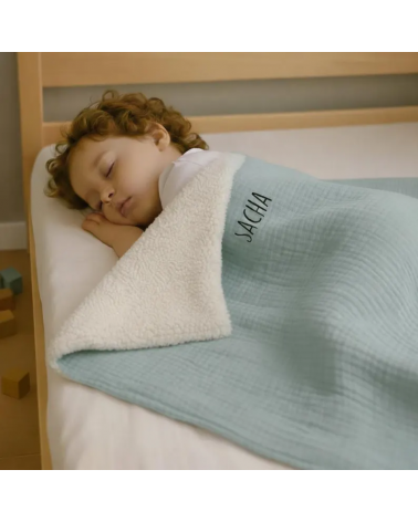 couverture enfant maternelle, couverture sieste personnalisée