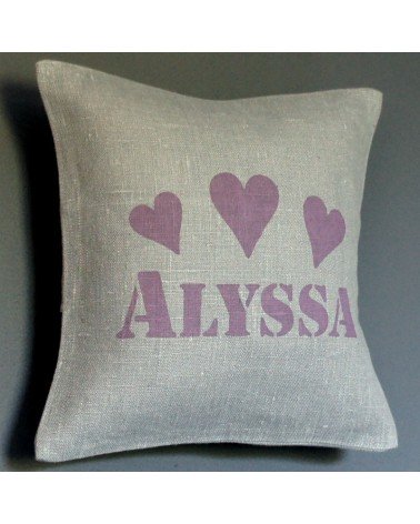 Coussin personnalisé école maternelle crèche