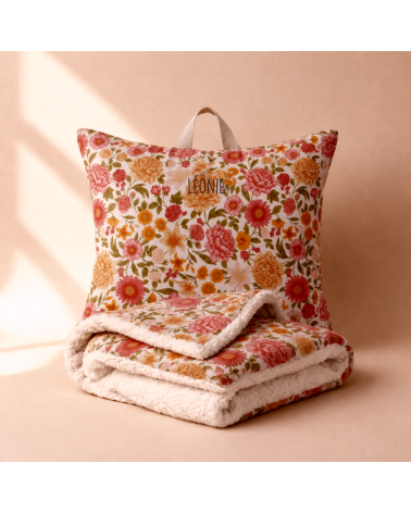 kit de sieste personnalisé fleurs