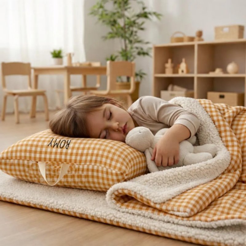 kit sieste école maternelle vichy ocre