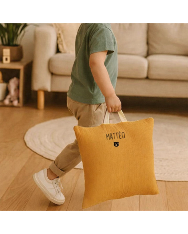 coussin sieste maternelle personnalisé