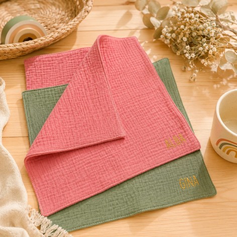 serviette de table enfant personnalisable cantine