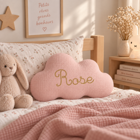 coussin nuage personnalisé déco chambre d'enfant