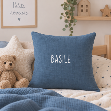 coussin 30x30 cm personnalisé maternelle