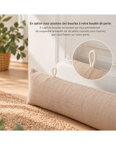 boucles d'accrochage boudin de porte