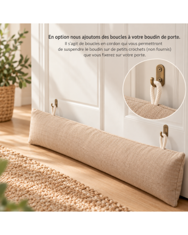 boucles d'accrochage boudin de porte