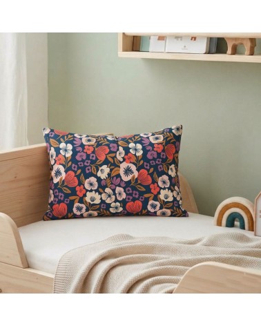 coussin enfant maternelle - fleurs