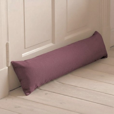 boudin de porte sur mesure déhoussable prune