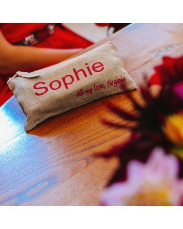 pochette personnalisée demoiselle d'honneur