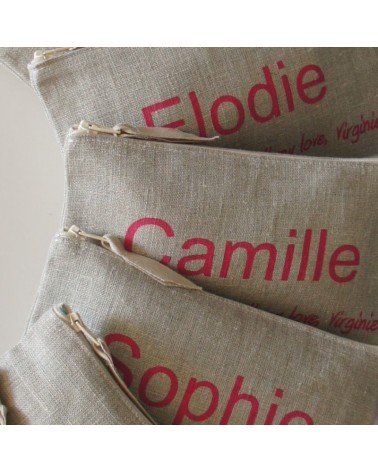 pochette personnalisée demoiselle d'honneur