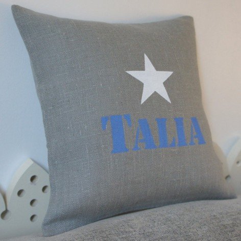 Coussin personnalisé école maternelle crèche