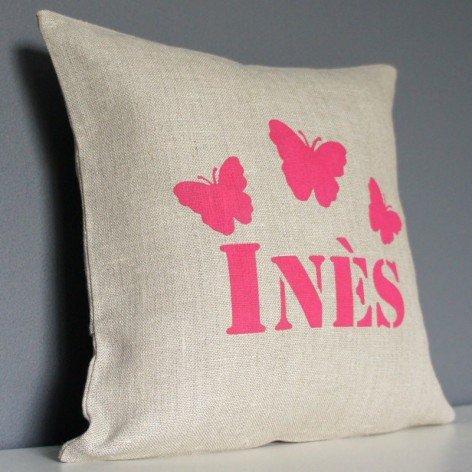 Coussin personnalisé école maternelle crèche