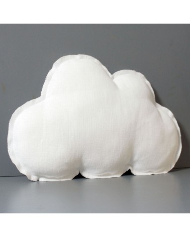 coussin nuage chambre enfant en lin