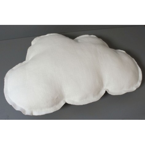 coussin nuage bébé et enfant en lin