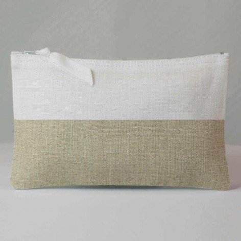 POCHETTE BICOLORE BLANC