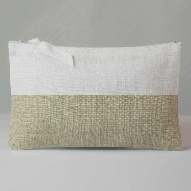 POCHETTE BICOLORE BLANC