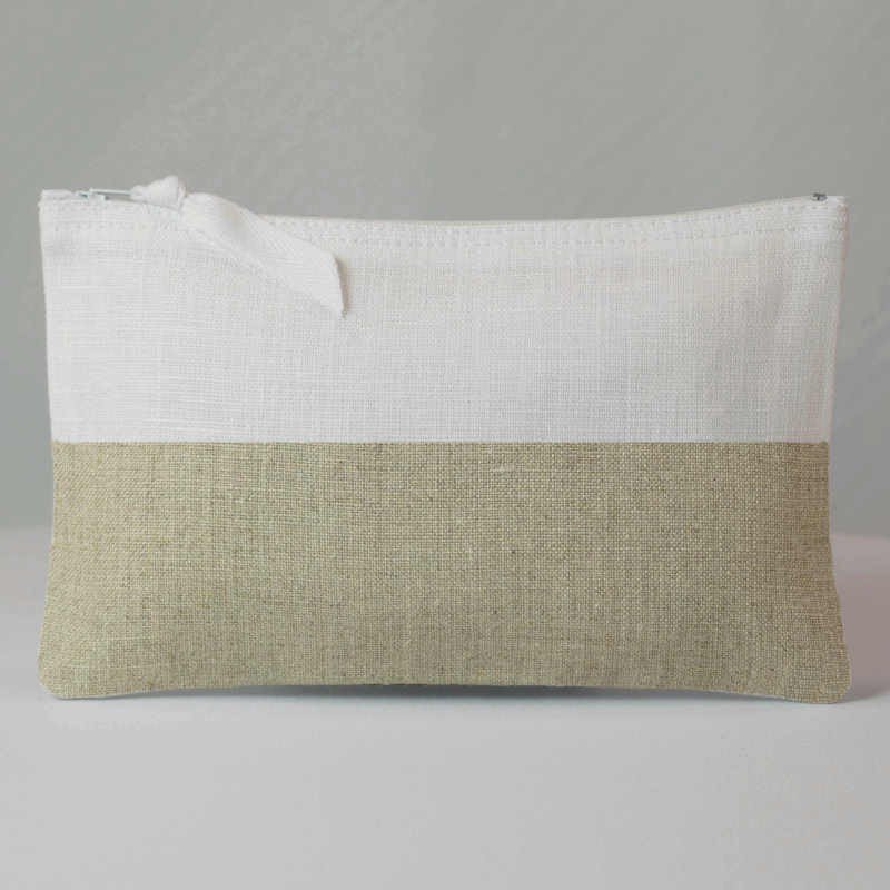 POCHETTE BICOLORE BLANC