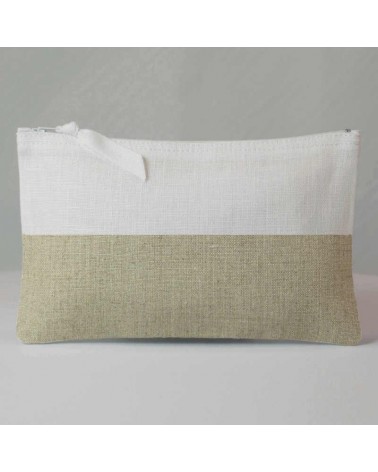 POCHETTE BICOLORE BLANC